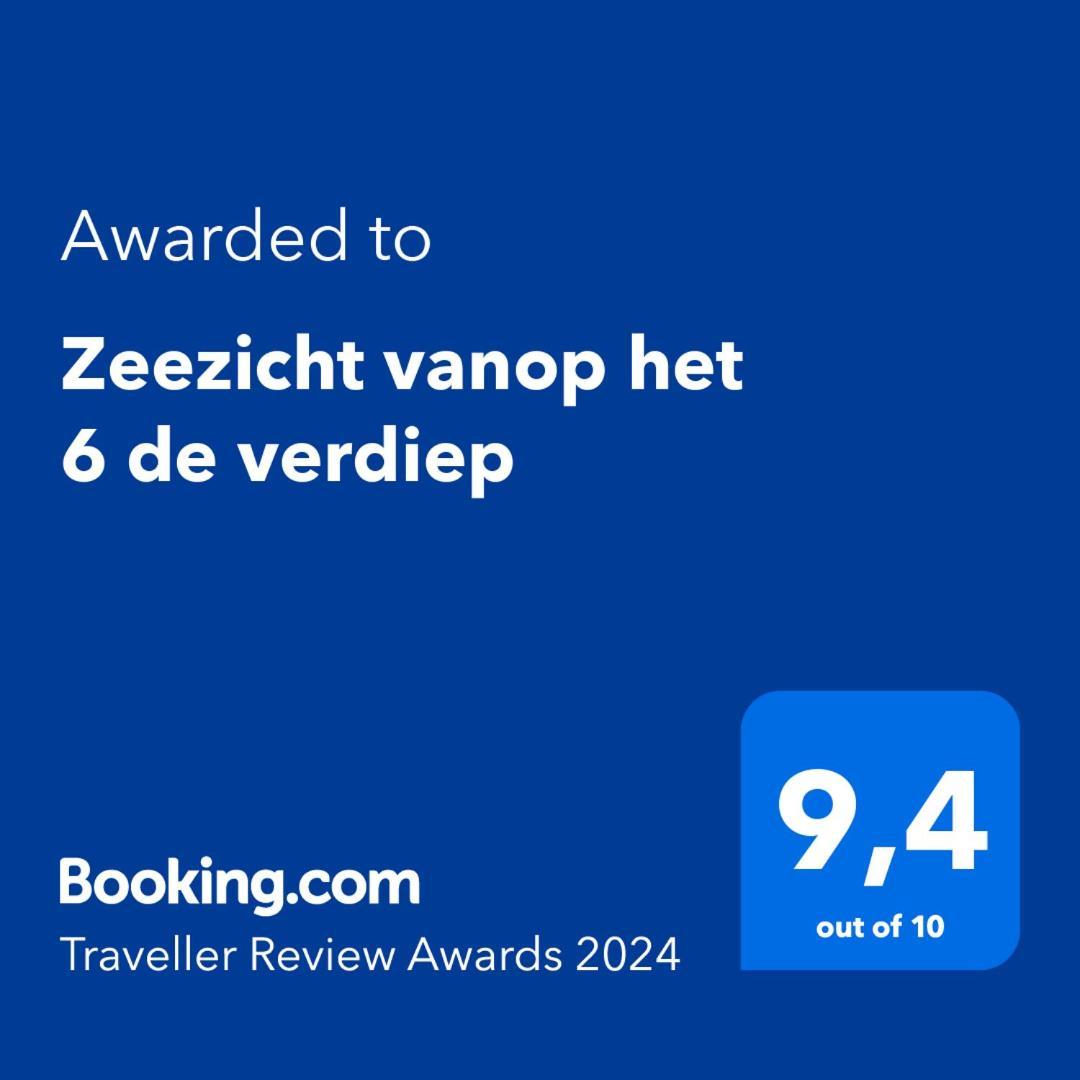 Zeezicht Vanop Het 6 De Verdiep Oostduinkerke Bagian luar foto
