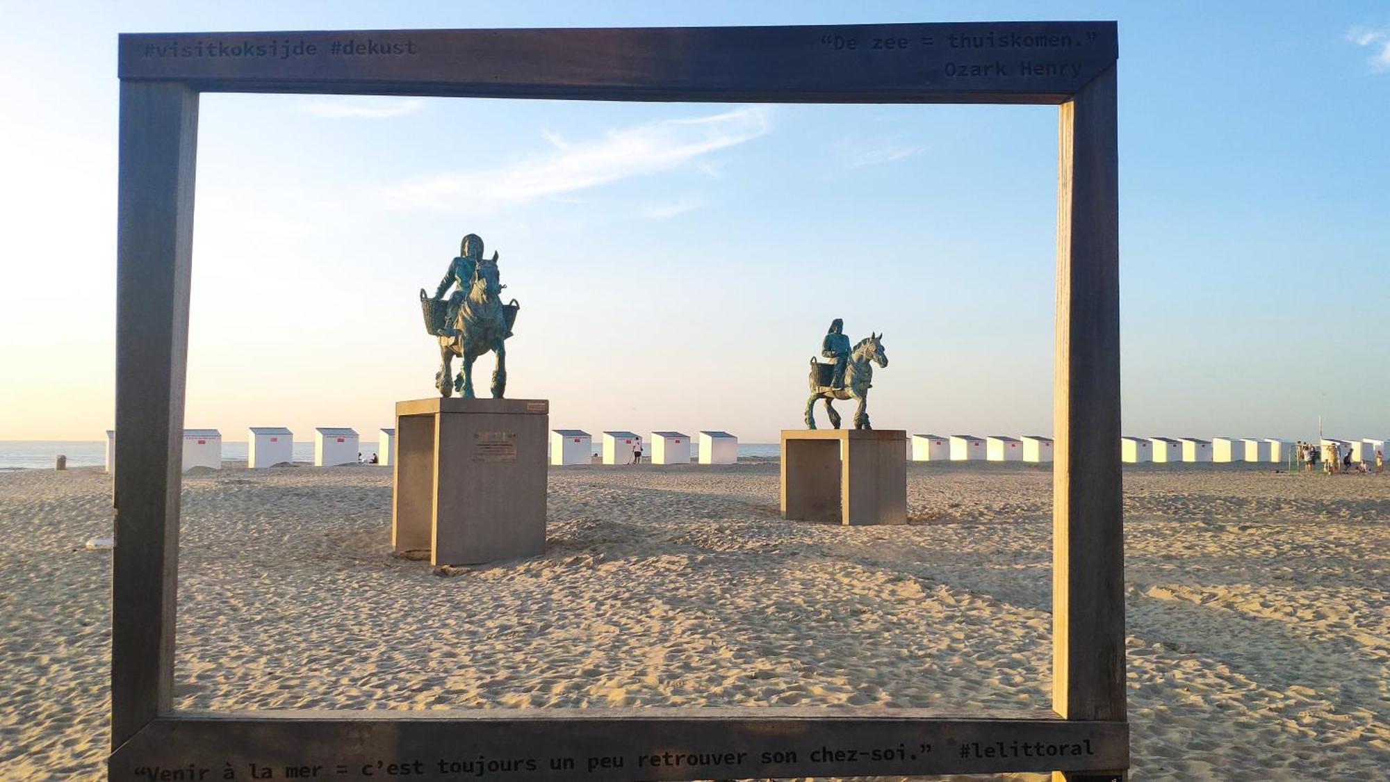 Zeezicht Vanop Het 6 De Verdiep Oostduinkerke Bagian luar foto